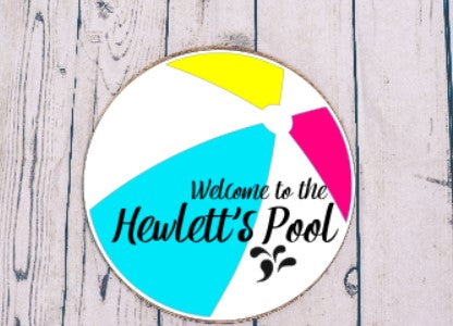 Beach Ball Personalized Name