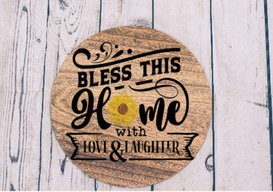 Bless This Home Sunflower