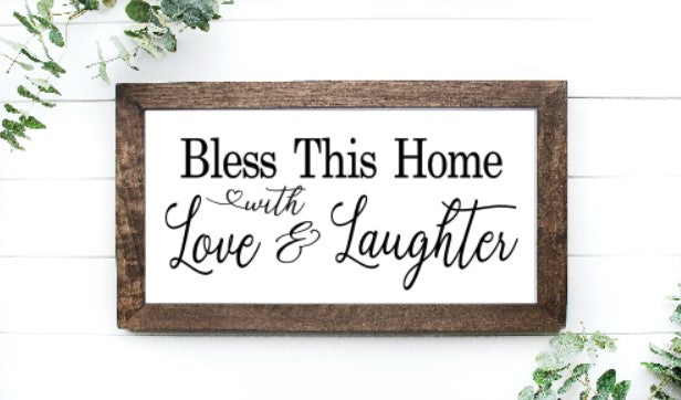 Bless This Home Framed