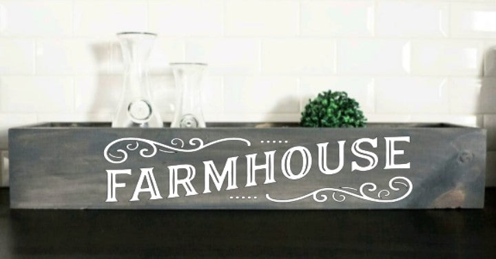 Farmhouse Centerpiece Box