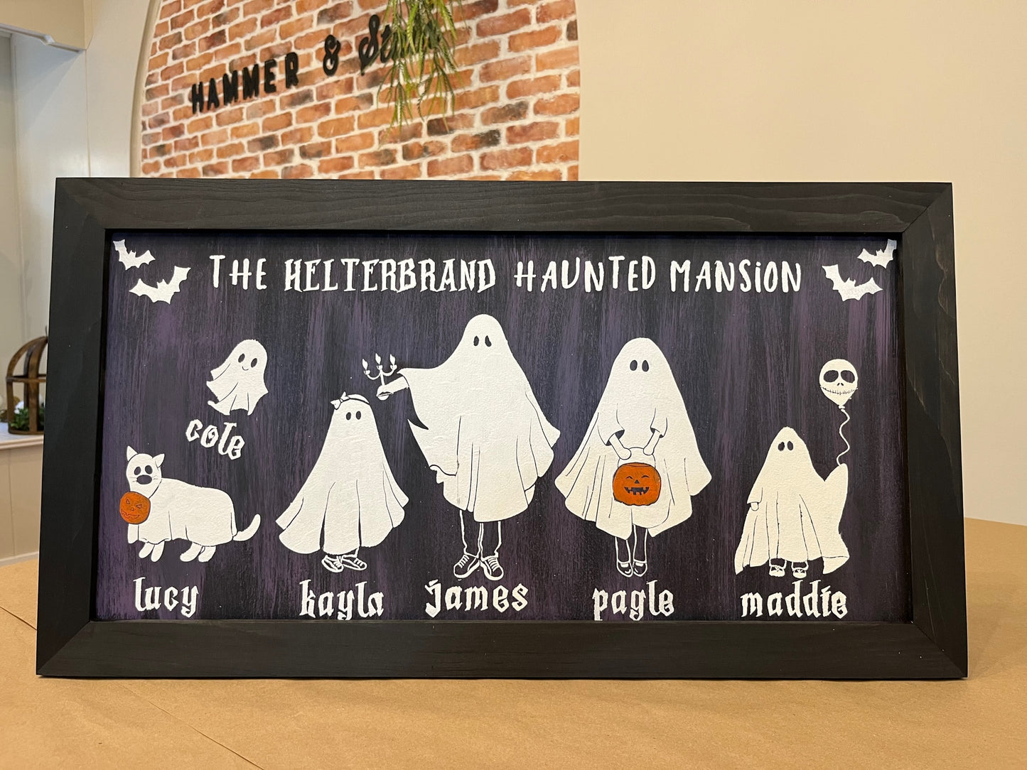 Ghost Family Portrait Custom Names