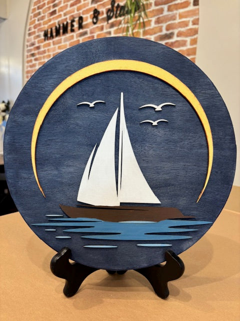 Sailboat 3D Laser Cut
