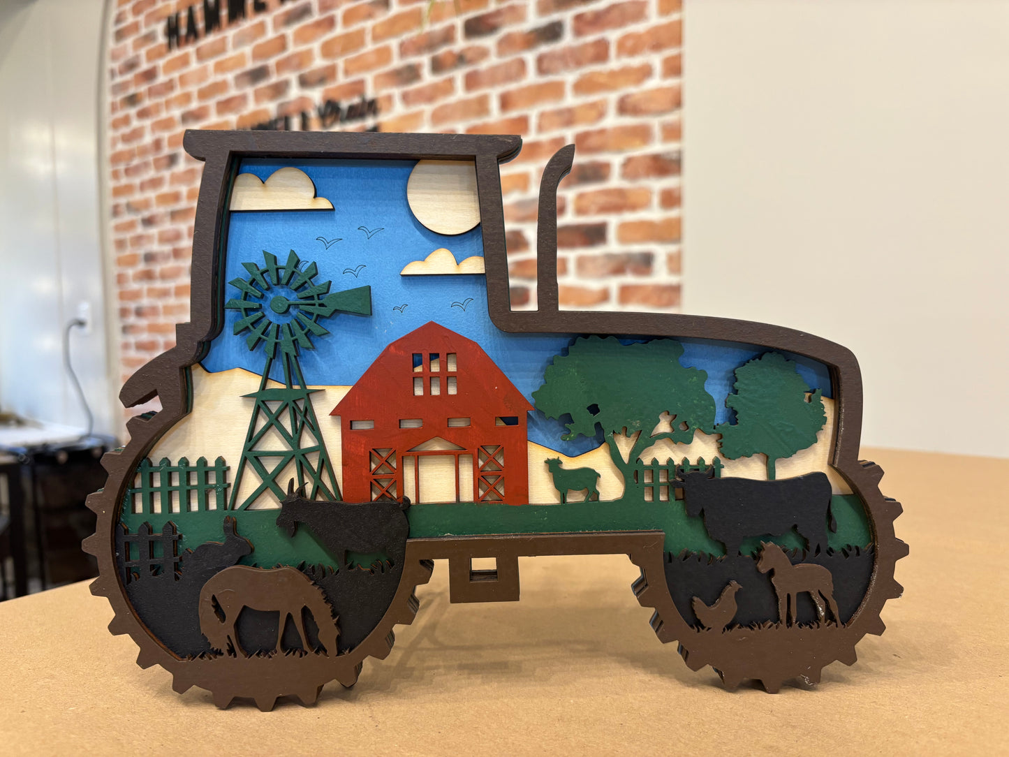 Tractor Farmhouse Multilayer