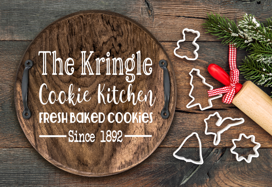 the Kringle Tray- Personalized Name