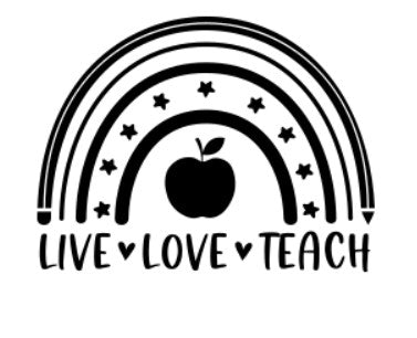 Live Love Teach Rainbow