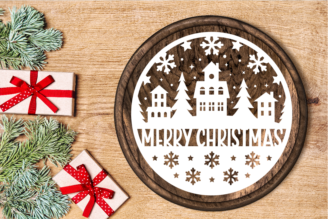 Merry Christmas Village