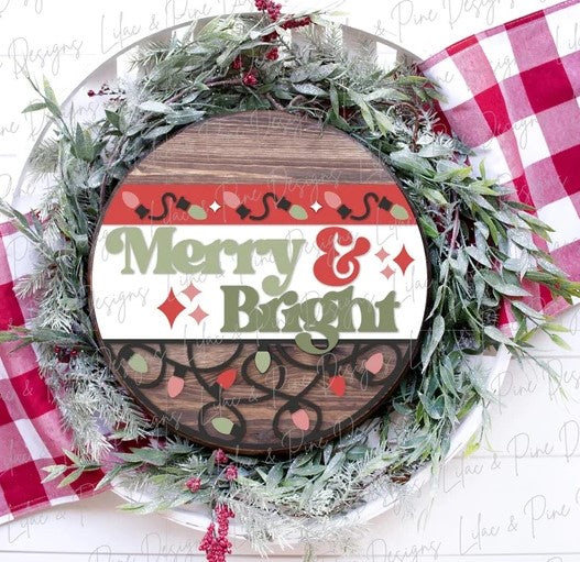 Merry & Bright Bulbs 3D