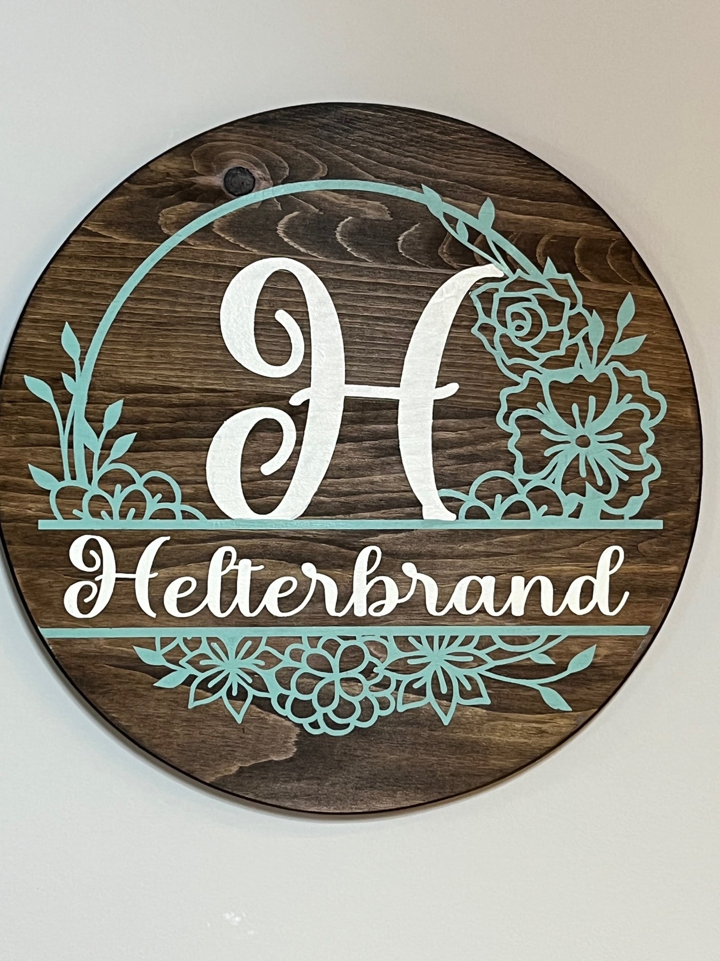 Name Floral Personalized