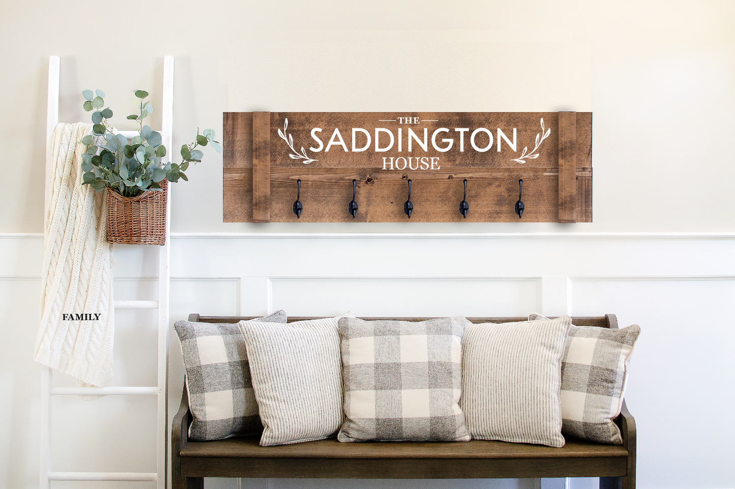 Name Laurel Coat Rack