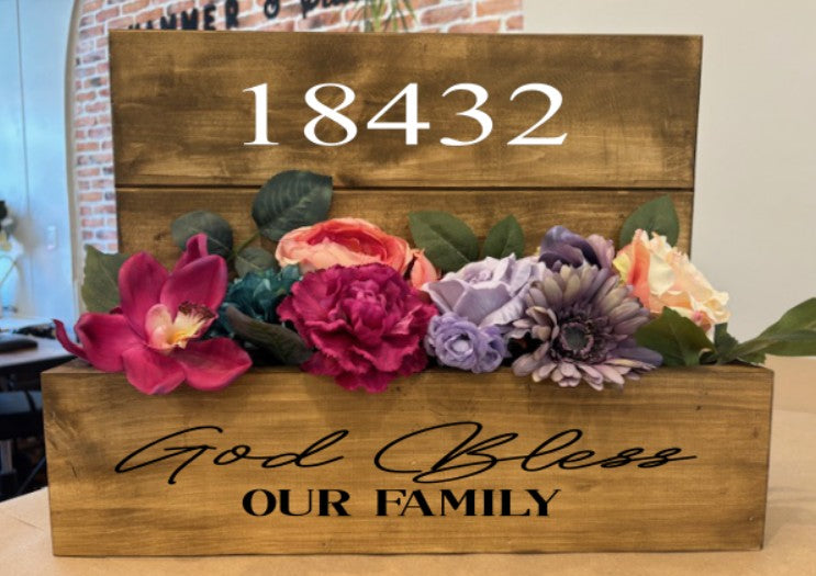 God Bless Our Family with Address