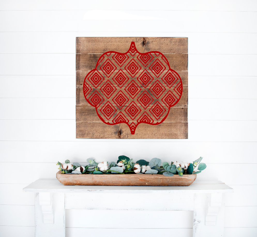Aztec Whimsical Print Wall Pallet