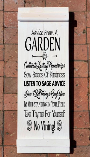 Advice From a Garden