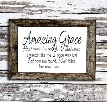 Amazing Grace 12x24