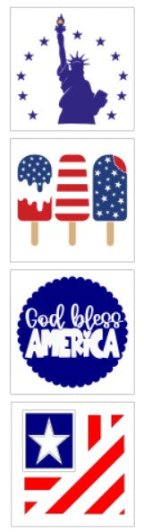 TILES ONLY: American Holiday Tiles