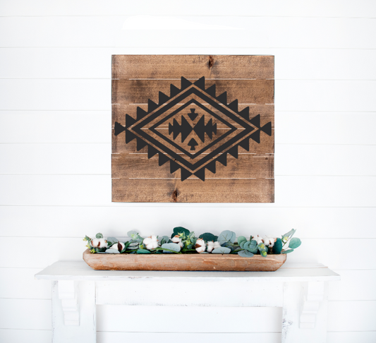 Aztec Print 2 Wall Pallet