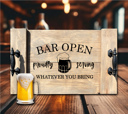 Bar Open Tray