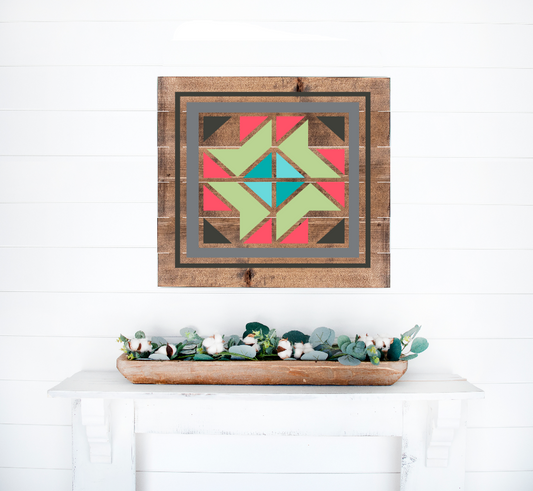 Barn Quilt 5 Wall Pallet