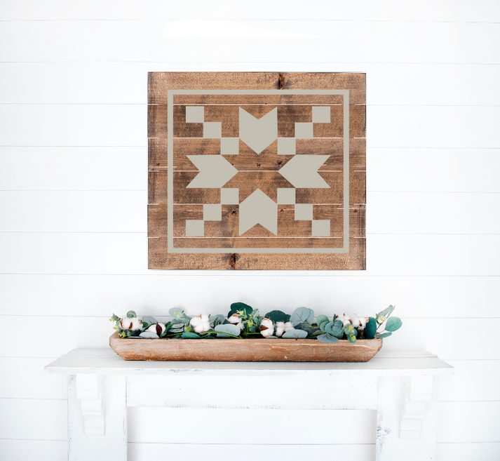 Barn Quilt 7 Wall Pallet – Hammer & Stain Plain City