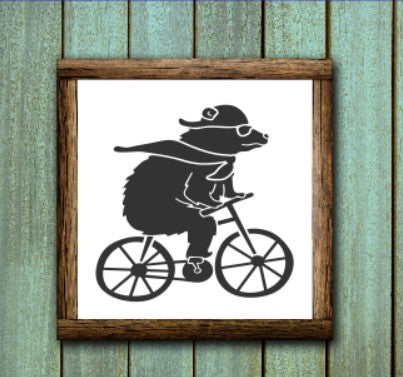 Bear on Bike