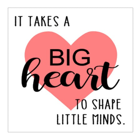 Big Heart to Shape Little Minds – Hammer & Stain Plain City