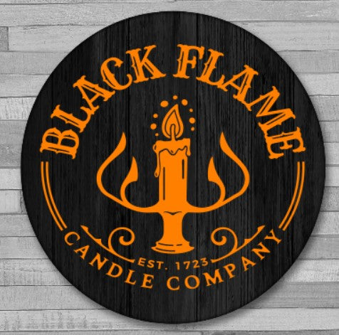 Black Flame Candle