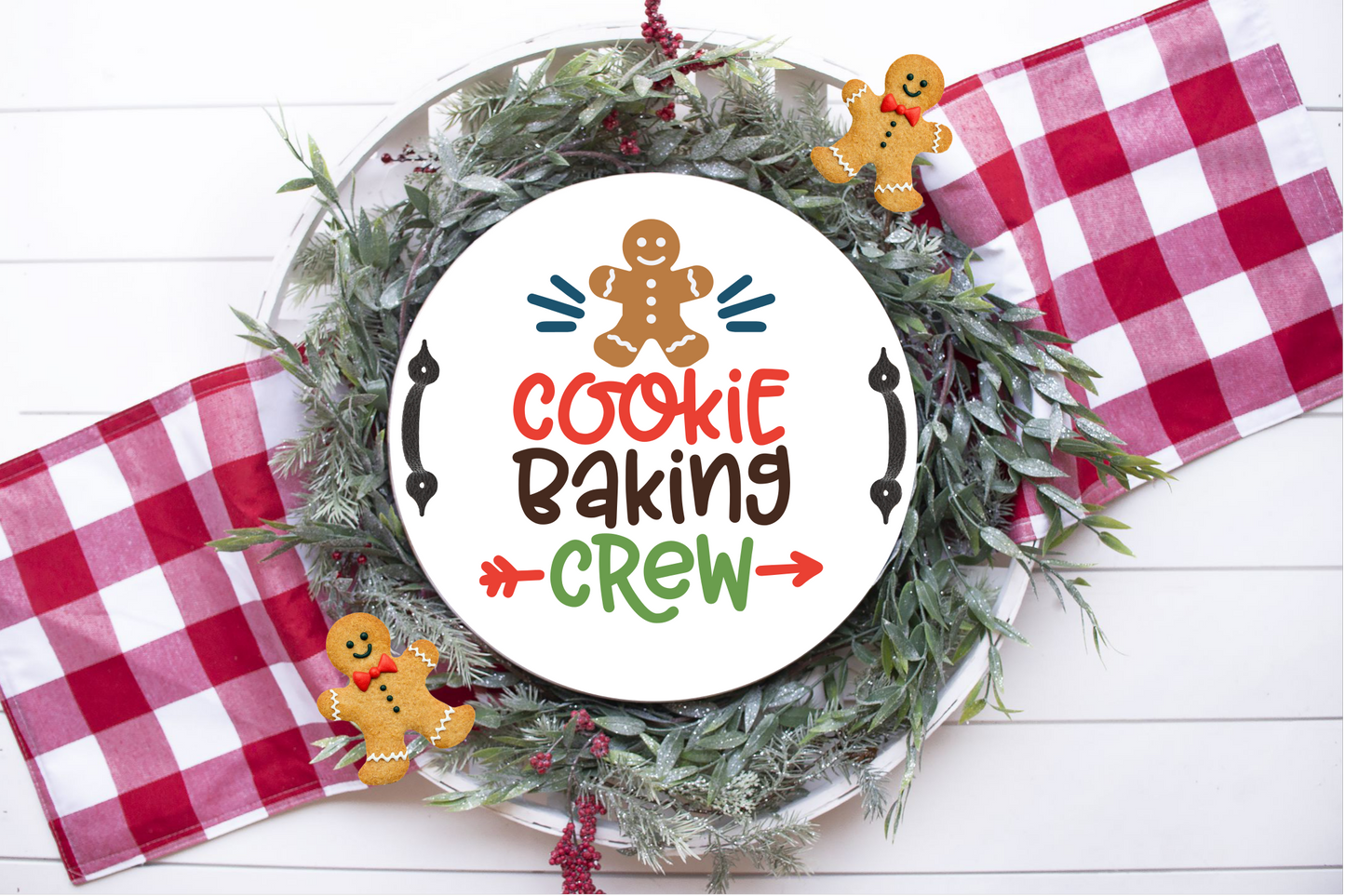 Cookie Baking Crew Tray