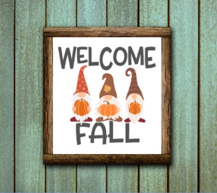 Gnomes Welcome Fall