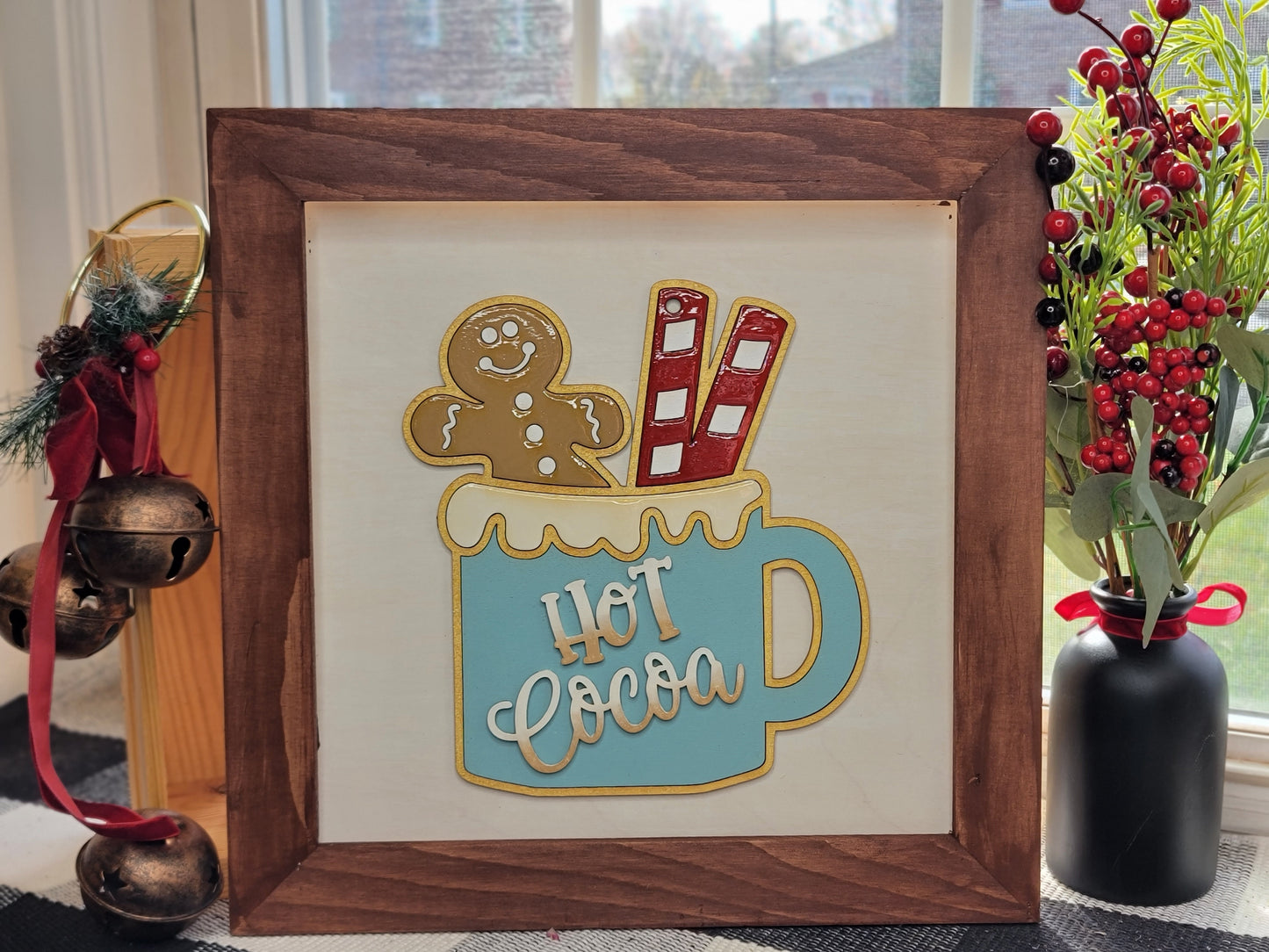 Hot Coco 3D Laser Cut w/Liquid Glass Finish