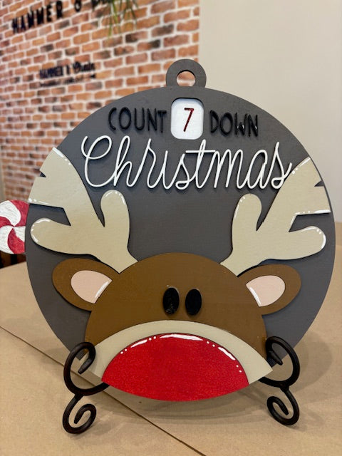 Christmas Countdown, Reindeer 3D Laser Pieces