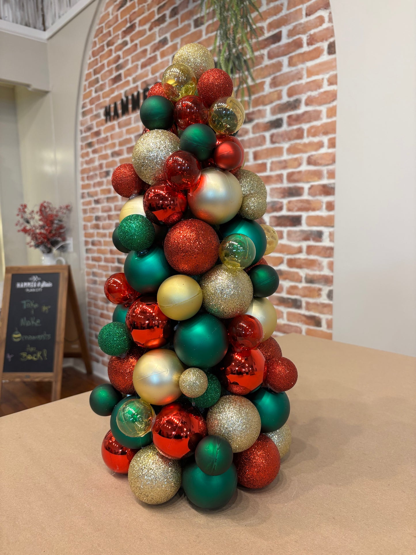12/4/25 Thursday 6:00pm Ornament Topiary Tree