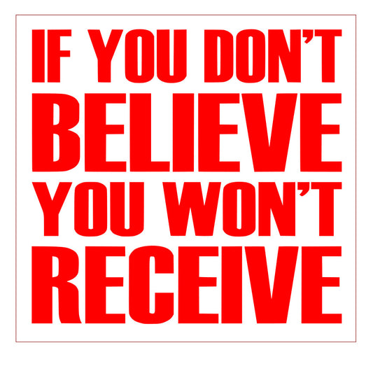 If You Don't Believe