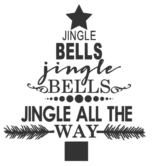 Jingle Bells Tree Round