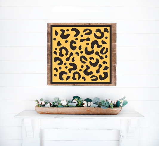 Leopard Print Wall Pallet