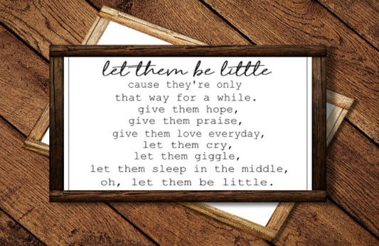 Let Them Be Little