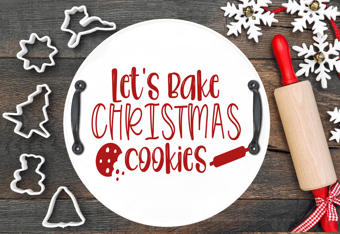 Let's Bake Christmas Tray