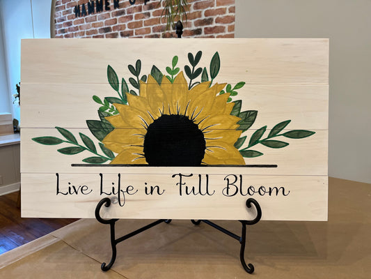 Live Life in Full Bloom Sunflowers