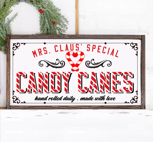 Mrs Claus Candy Cane