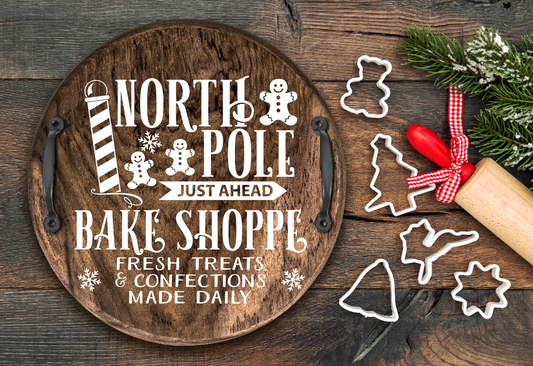 North Pole Bake Shoppe Tray