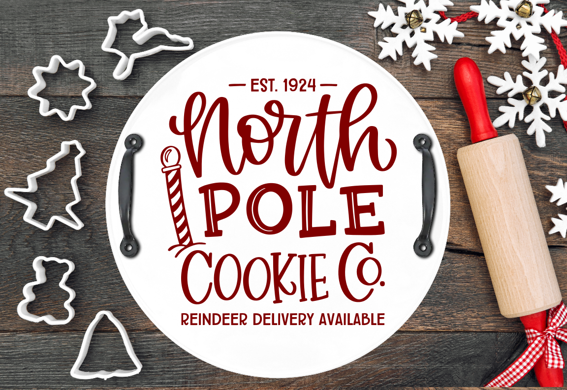 North Pole Cookie Tray