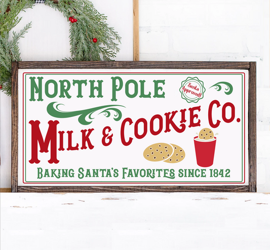 North Pole Milk & Cookie