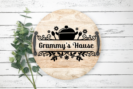 Personalized Pot Lid - Personalized Name