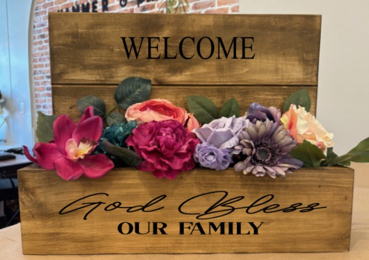 God Bless Our Family with Welcome