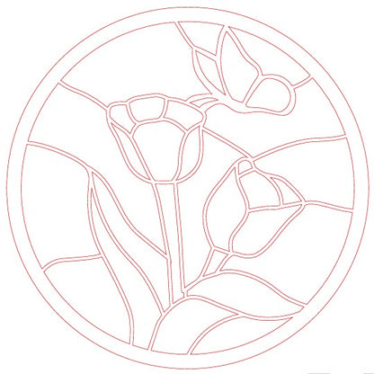 3/21/26 Saturday 10:00 Faux Stain Glass Workshop