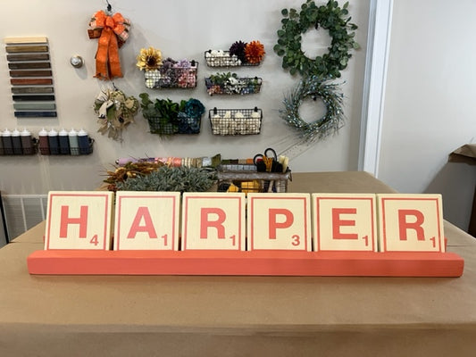 Scrabble Personalized Name