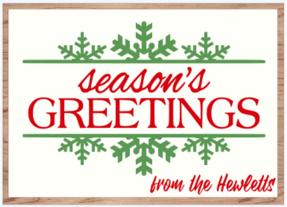 Seasons Greetings