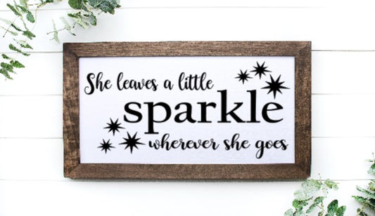 She Leaves a Little Sparkle