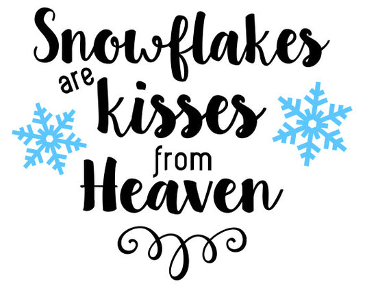 Snoflakes Kisses Heaven