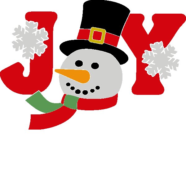 Snowman Joy Round