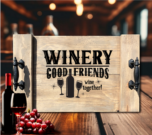 Winery Good Friends Tray