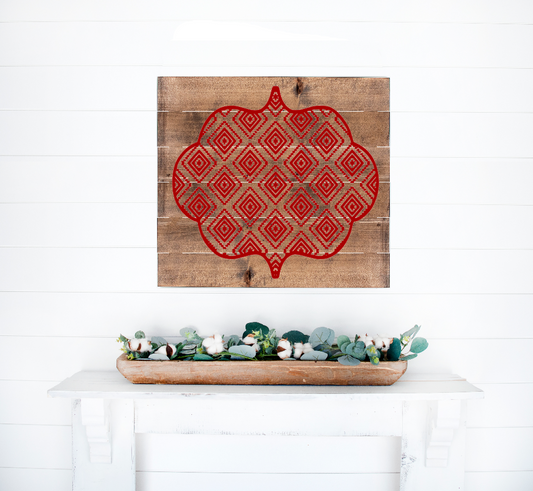 Aztec Whimsical Print Wall Pallet